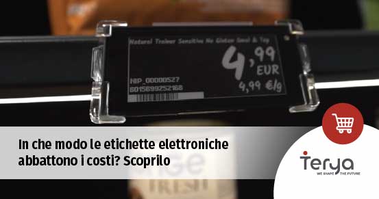 Le etichette elettroniche rinnovano il negozio